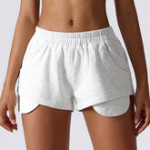 Laufshorts mit Innentasche und Kordelzug